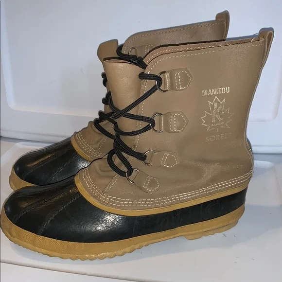 Sorel | Shoes | Sorel Manitou Kaufman Snow Boots Vintage Tan  display picture 3